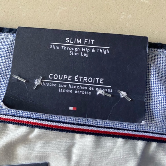 Blue Slim-fit Tommy Hilfiger Pants - Picture 4 of 5